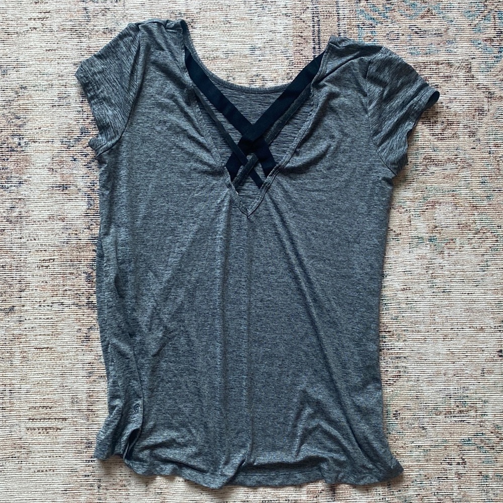 Target workout top with cross cross back
